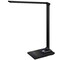 GLITI LED Desk Lamp, Eye-Friendly Dimmable Desk Light, 5 Light Colors, 6 Brightness Levels, Touch Control Table Lamp with USB Charging Port, Night Light, Auto Timer, for Dorm, Home, Office(Black)